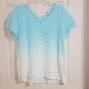 Vneck short sleeve shirt